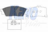 Комплект тормозных колодок KAVO PARTS KBP-8009