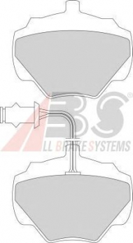 Комплект тормозных колодок A.B.S. 36125/1 OE