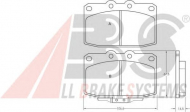 Комплект тормозных колодок A.B.S. 36625