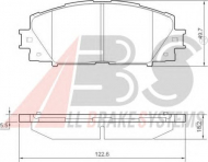 Комплект тормозных колодок A.B.S. 37542