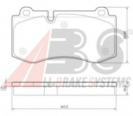 Комплект тормозных колодок A.B.S. 37565 OE