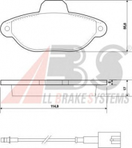 Комплект тормозных колодок A.B.S. 37595 OE