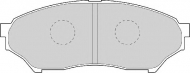 Комплект тормозных колодок NECTO FD7048A