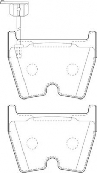 Комплект тормозных колодок NECTO FD7382A