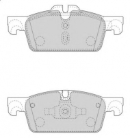 Комплект тормозных колодок NECTO FD7555A