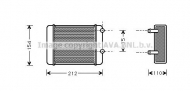 Теплообменник AVA QUALITY COOLING DN6089