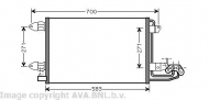 Конденсатор AVA QUALITY COOLING VW5209