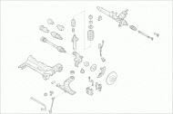 Рулевое управление; Подвеска колеса ZF Parts VW-GOLF-FZ040