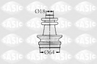 Комплект пыльника SASIC 2873653