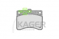Комплект тормозных колодок KAGER 35-0207