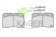 Комплект тормозных колодок KAGER 35-0227