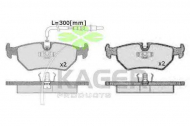 Комплект тормозных колодок KAGER 35-0632
