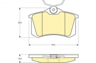 Комплект тормозных колодок GIRLING 6108231