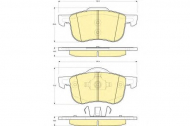 Комплект тормозных колодок GIRLING 6113882