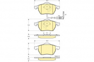 Комплект тормозных колодок GIRLING 6114032