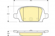 Комплект тормозных колодок GIRLING 6114121