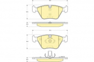 Комплект тормозных колодок GIRLING 6115312