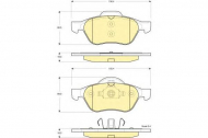 Комплект тормозных колодок GIRLING 6115402