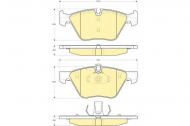Комплект тормозных колодок GIRLING 6115592