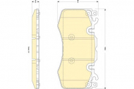 Комплект тормозных колодок GIRLING 6118349