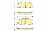 Комплект тормозных колодок GIRLING 6131579