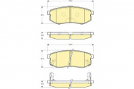 Комплект тормозных колодок GIRLING 6132609