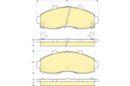 Комплект тормозных колодок GIRLING 6132639