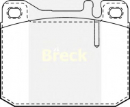 Комплект тормозных колодок BRECK 20392 00