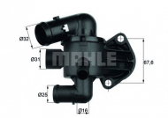 Термостат MAHLE ORIGINAL TI 33 87
