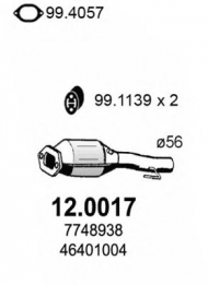 Катализатор ASSO 12.0017