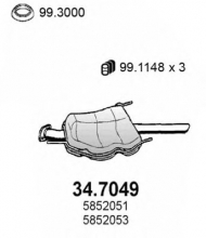 Амортизатор ASSO 34.7049