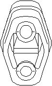 Держатель TOPRAN 104 402