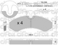 Комплект тормозных колодок CIFAM 822-262-0K