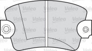 Комплект тормозных колодок VALEO 598366