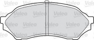 Комплект тормозных колодок VALEO 598548