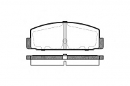 Комплект тормозных колодок WOKING P0793.30