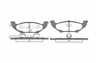 Комплект тормозных колодок WOKING P7903.10