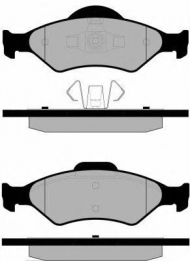 Комплект тормозных колодок Brake ENGINEERING PA1268