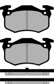Комплект тормозных колодок Brake ENGINEERING PA446