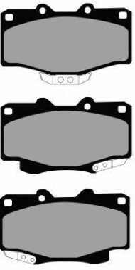 Комплект тормозных колодок Brake ENGINEERING PA844
