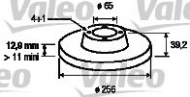 Тормозной диск VALEO 186251