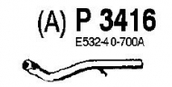 Трубка FENNO P3416