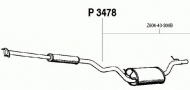 Амортизатор FENNO P3478