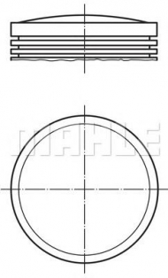 Поршень PERFECT CIRCLE 56 10598 0