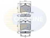 Комплект тормозных колодок COMLINE CBP0953
