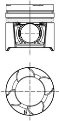 Поршень KOLBENSCHMIDT 97460600