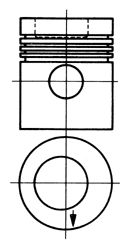 Поршень KOLBENSCHMIDT 93882600
