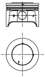 Поршень KOLBENSCHMIDT 40032600