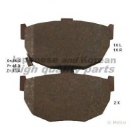 Комплект тормозных колодок ASHUKI 1083-5050