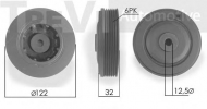 Ременный шкив SK SK627102